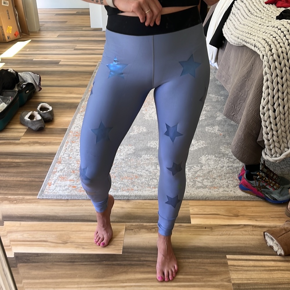 Ultracor Star Knockout‎ Leggings Periwinkle Blue Size Small